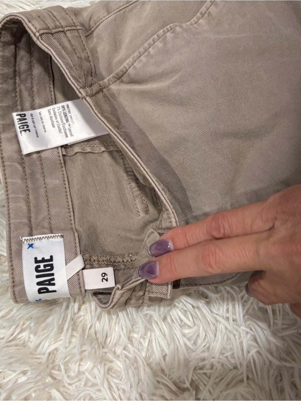Paige Reid Jogger in Vintage Moss Taupe